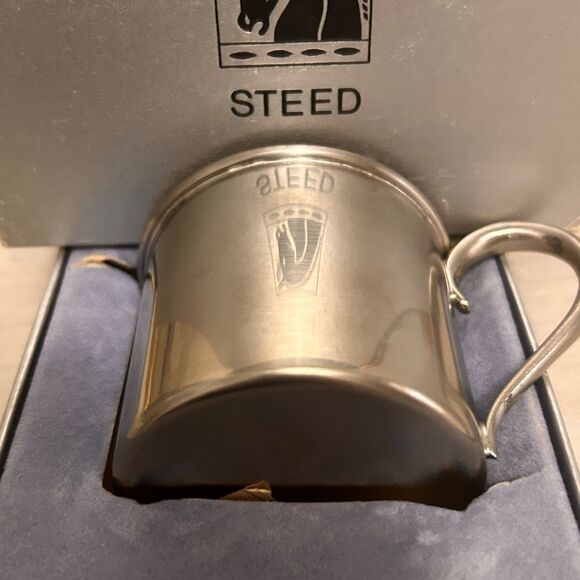 NIB Steed Pewter Baby Cup - Picture 2 of 4